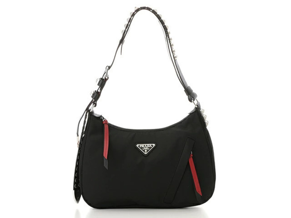 Prada Shoulder Bag Hobo Calfskin